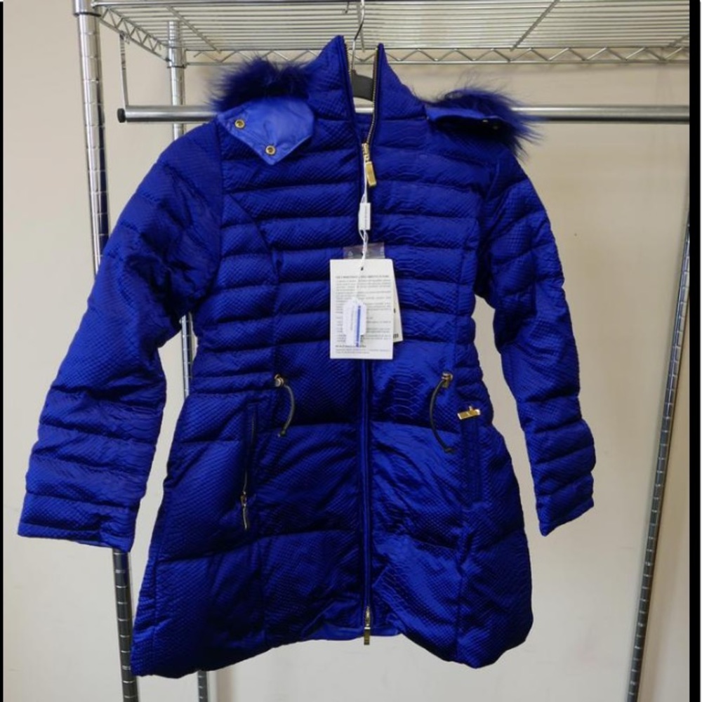 CANZITEX electric Blue‎ Goose down gorgeous Coat. Girls 8 or Women’s XS